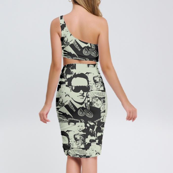 DeLa Parra Infante Punk Sleeveless Mini Dresses