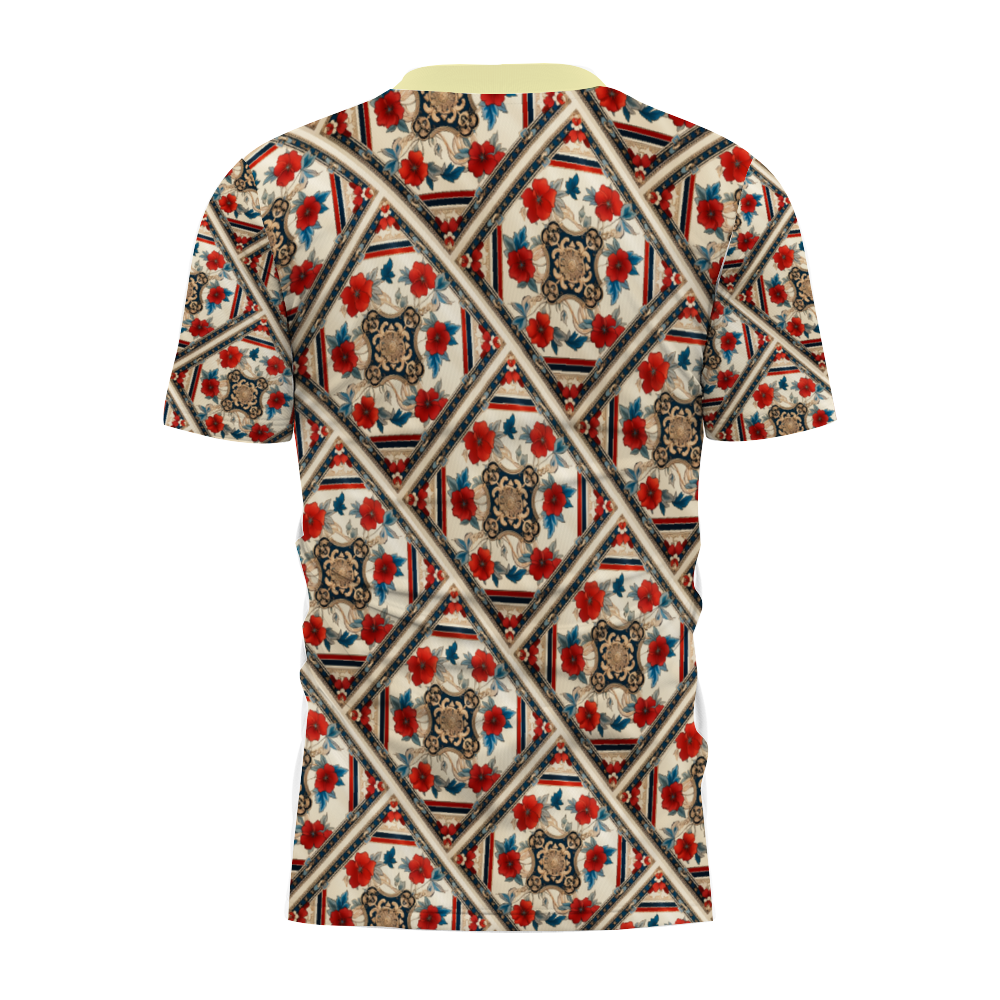 Dela Parra Men's V-Neck Short Sleeved Soccer Jersey