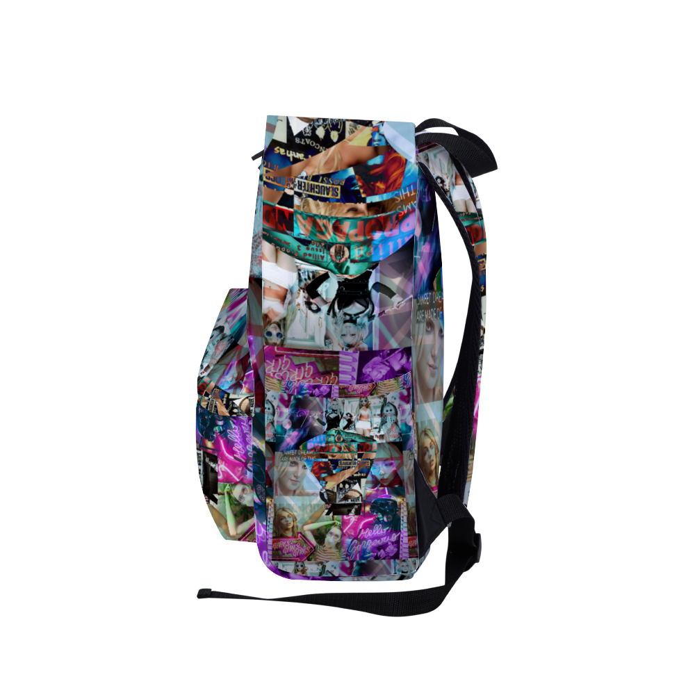 Propaganda Britney Bags Zippered Travel Backpack 14" x 18" x 4" Schoolbag