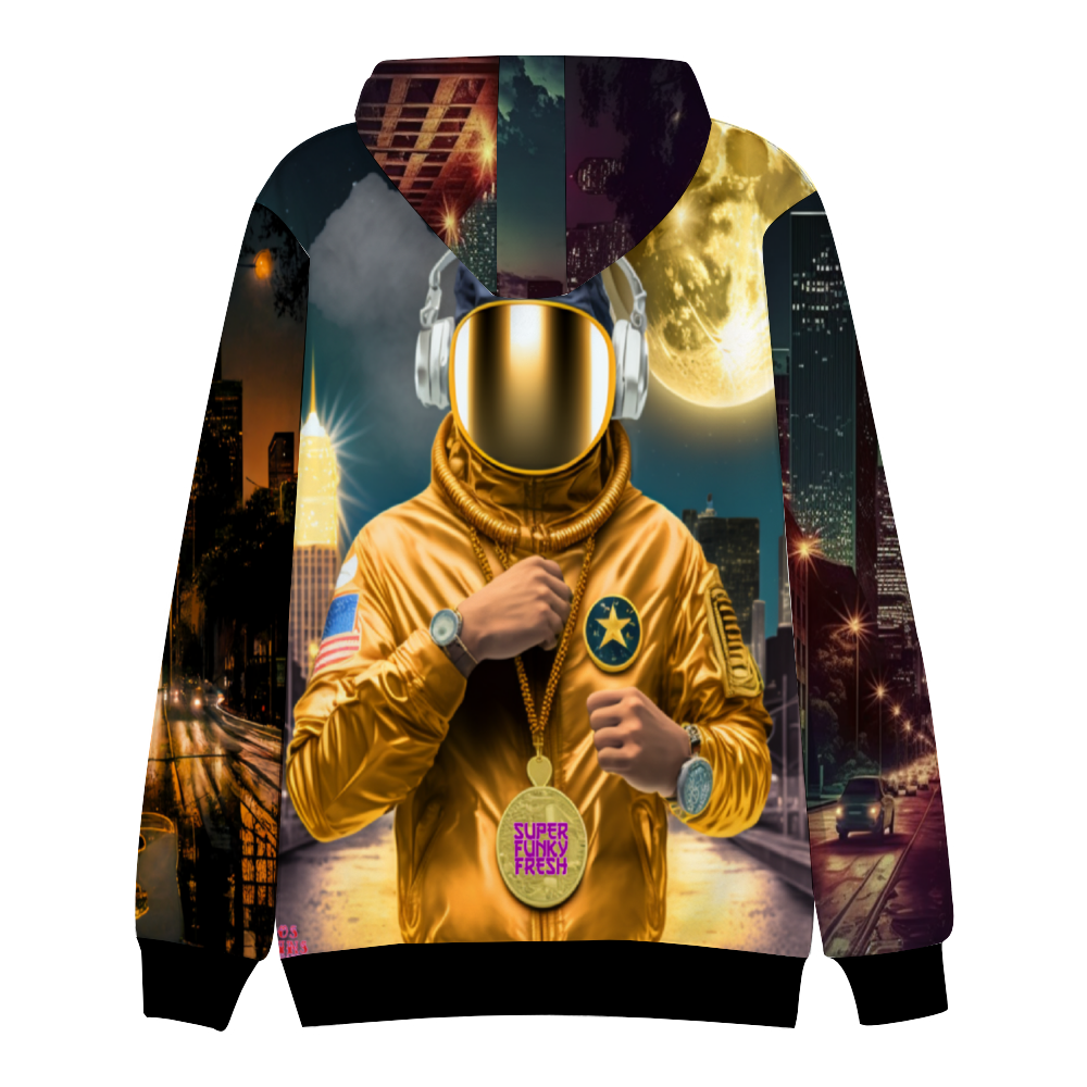 Space Man Houston Pullover Sweatshirts with Pockets