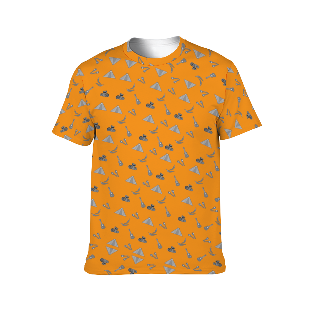Mayan Orange All Over Print T-Shirt