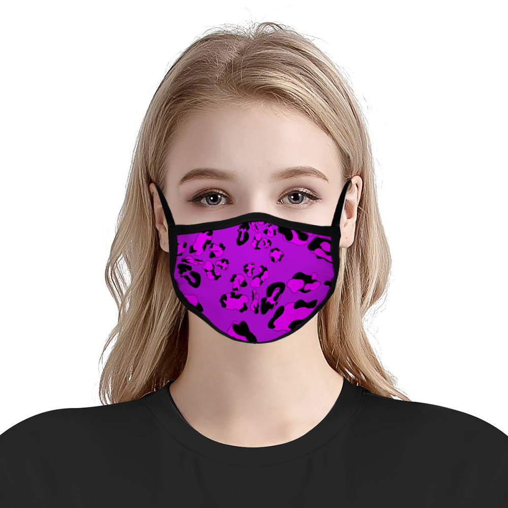 "Purple Cheetah" Face Cover Non Medical