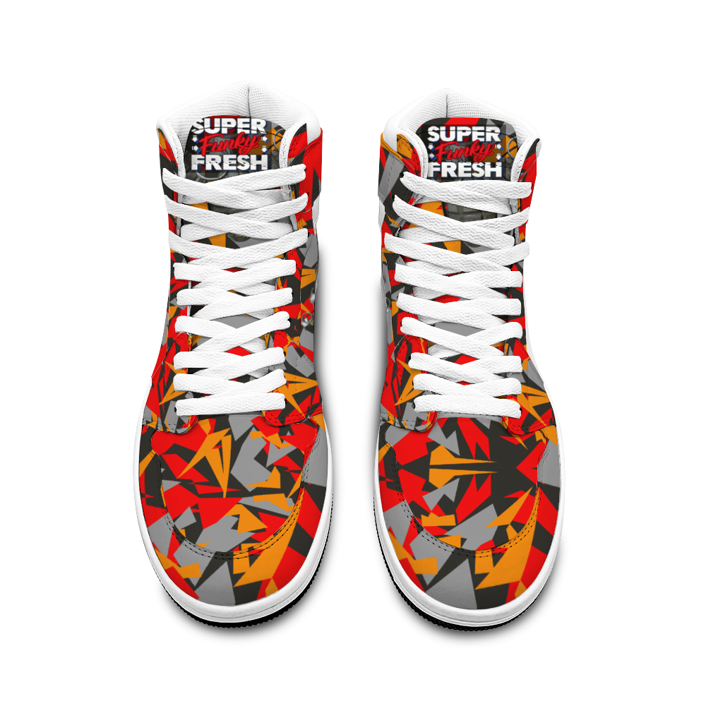 Super Funky Fresh Camo Custom Shoes Unisex Sneakers