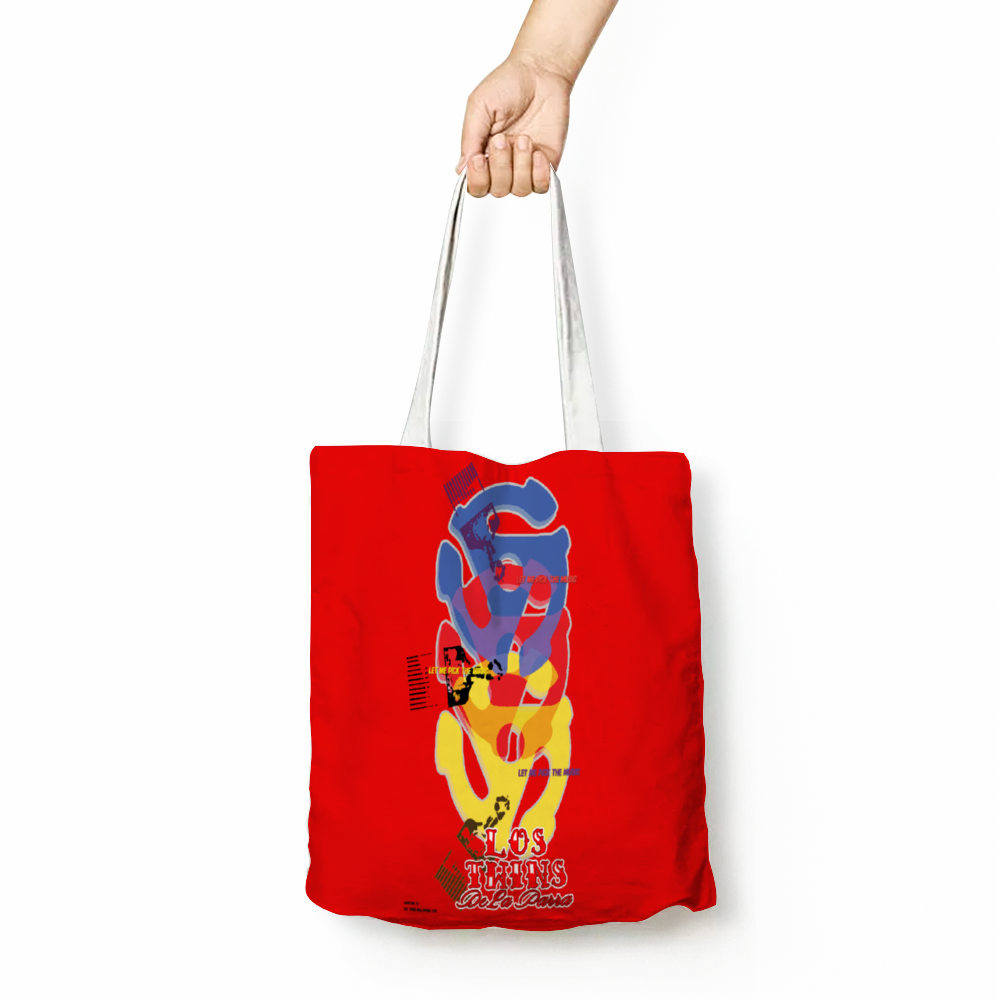 Let Me Pick the Music Canvas Tote Bags 15" × 18"
