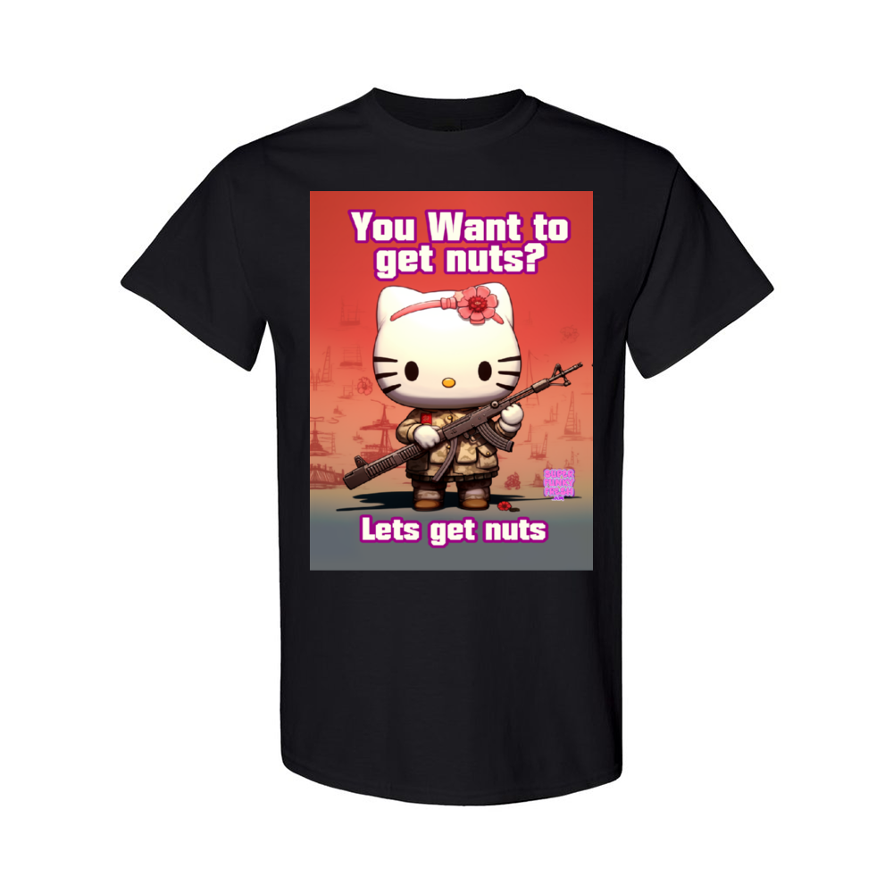 Lets Get Nuts Custom Unisex Cotton T-shirts Gildan 5000 Short Sleeve Casual Loose Shirts Tees
