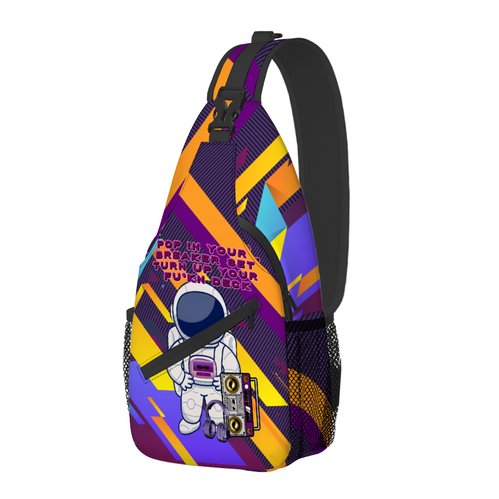 Spaceman Mixt tape Cross-body Bag Lightweight Fashion Messenger Bag