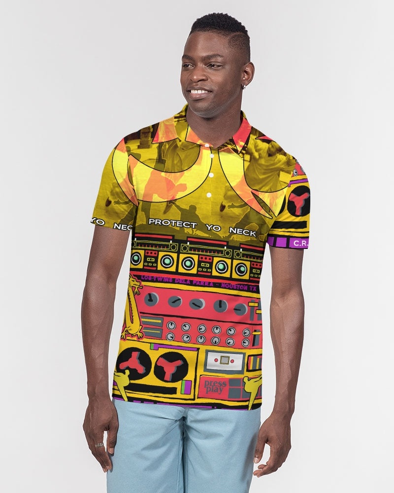 Te Quiero Mucho Men's Slim Fit Short Sleeve Polo