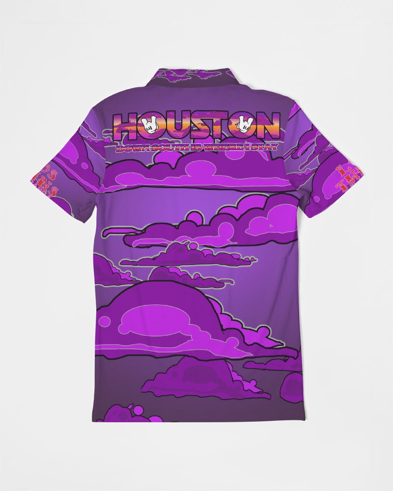 Houston Men's Slim Fit Short Sleeve Polo