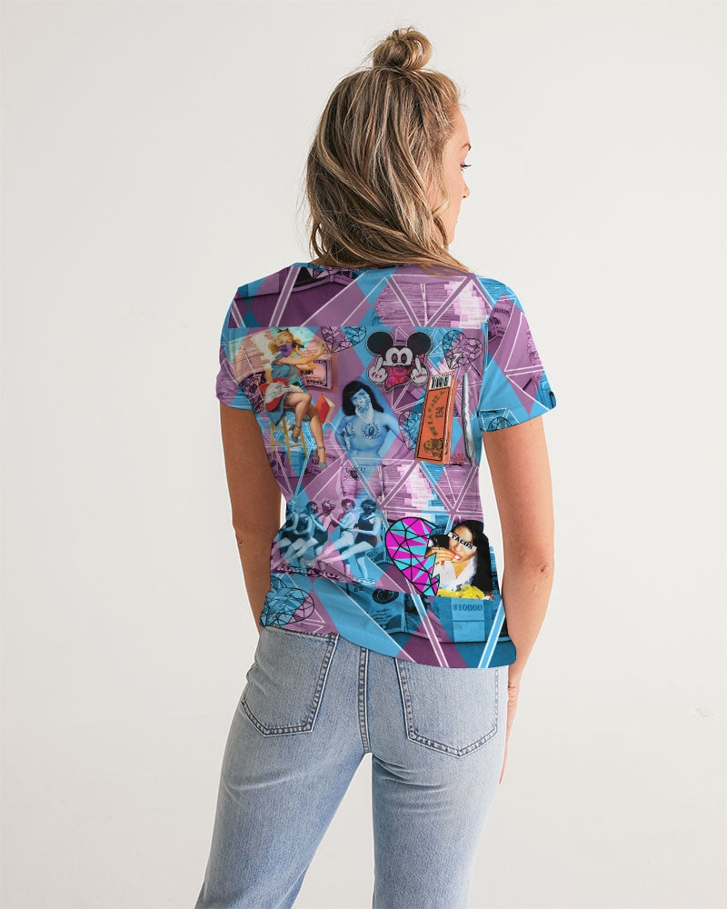 Las Mariajuanas Women's V-Neck Tee