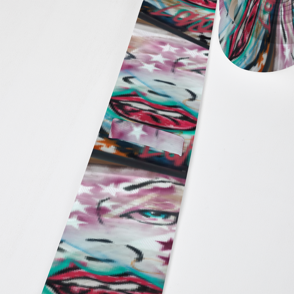 Graffiti Love Tie