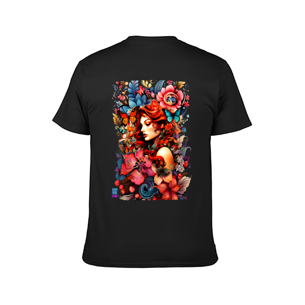 Flower Child Unisex Multi-color Classic T-Shirt DTG | Gildan 76000