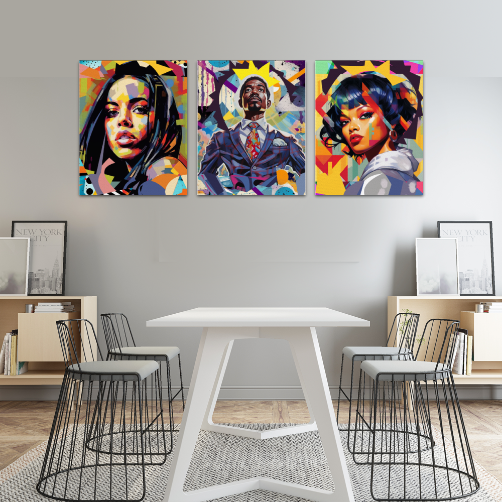 One in a Million Framed Canvas Painting Set