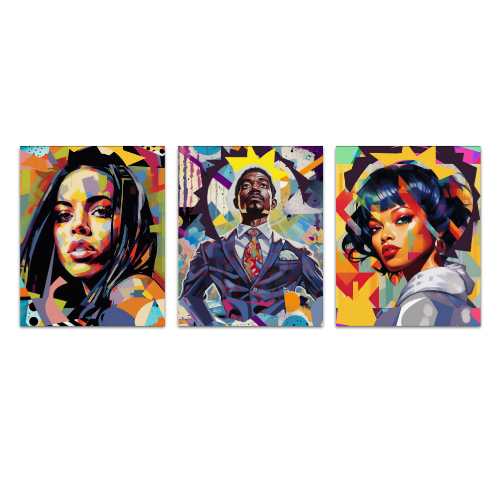One in a Million Framed Canvas Painting Set