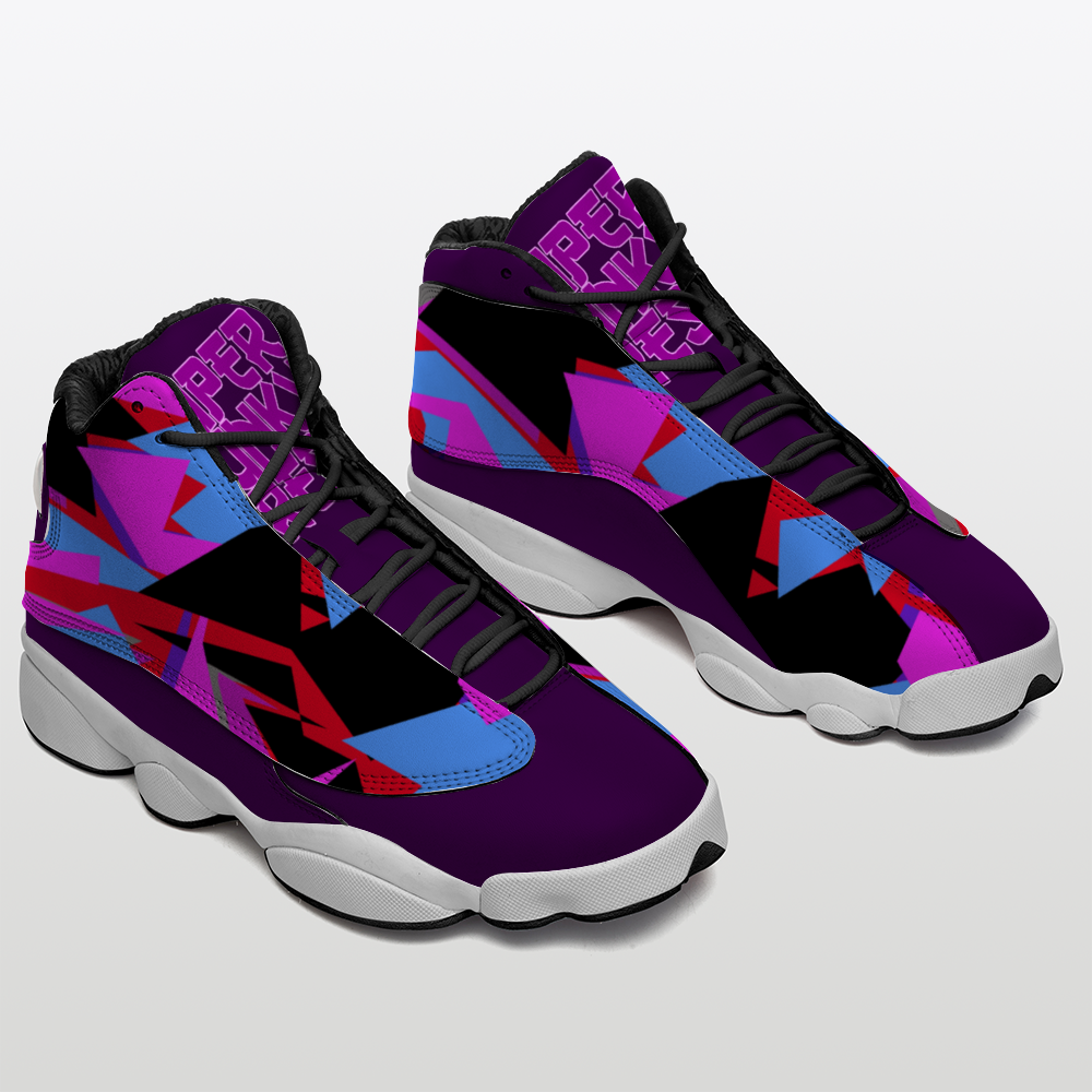 Super Funky Fresh Camo Basketball Sneakers