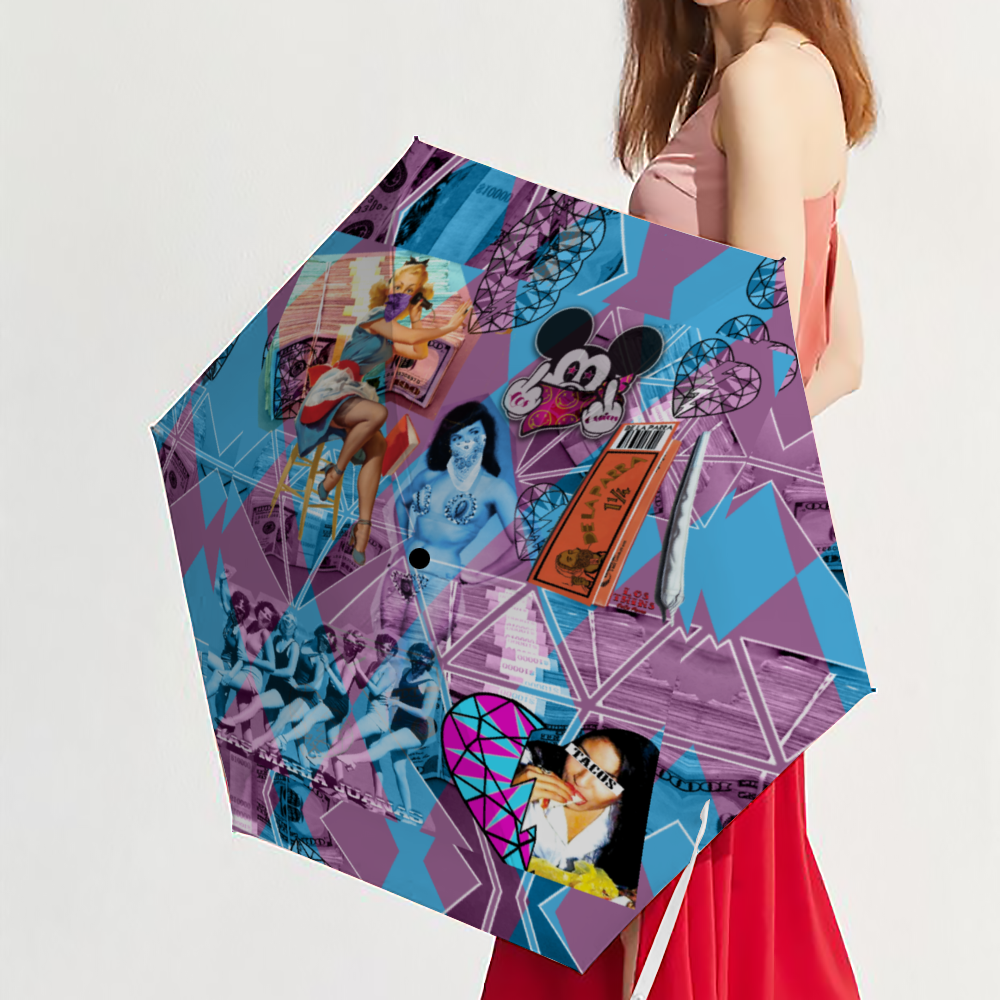 Las Marijuanas Umbrella 3 Folding/5 Folding
