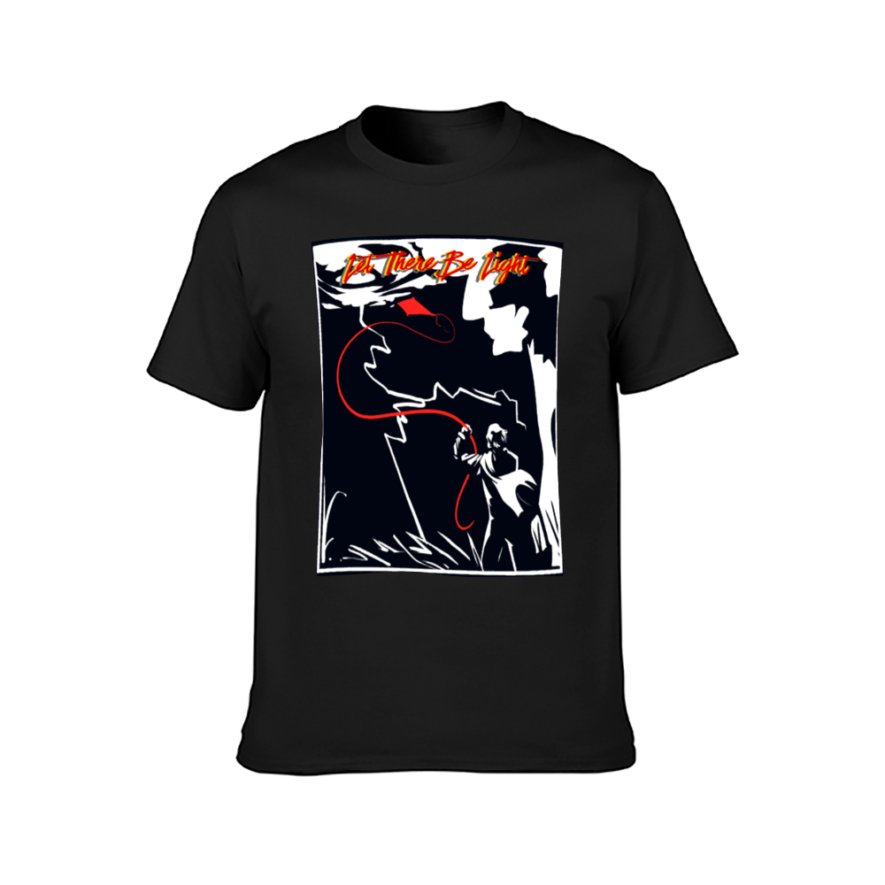 Let There Be Light T-Shirt Front and Back Print DTG | Gildan HA00