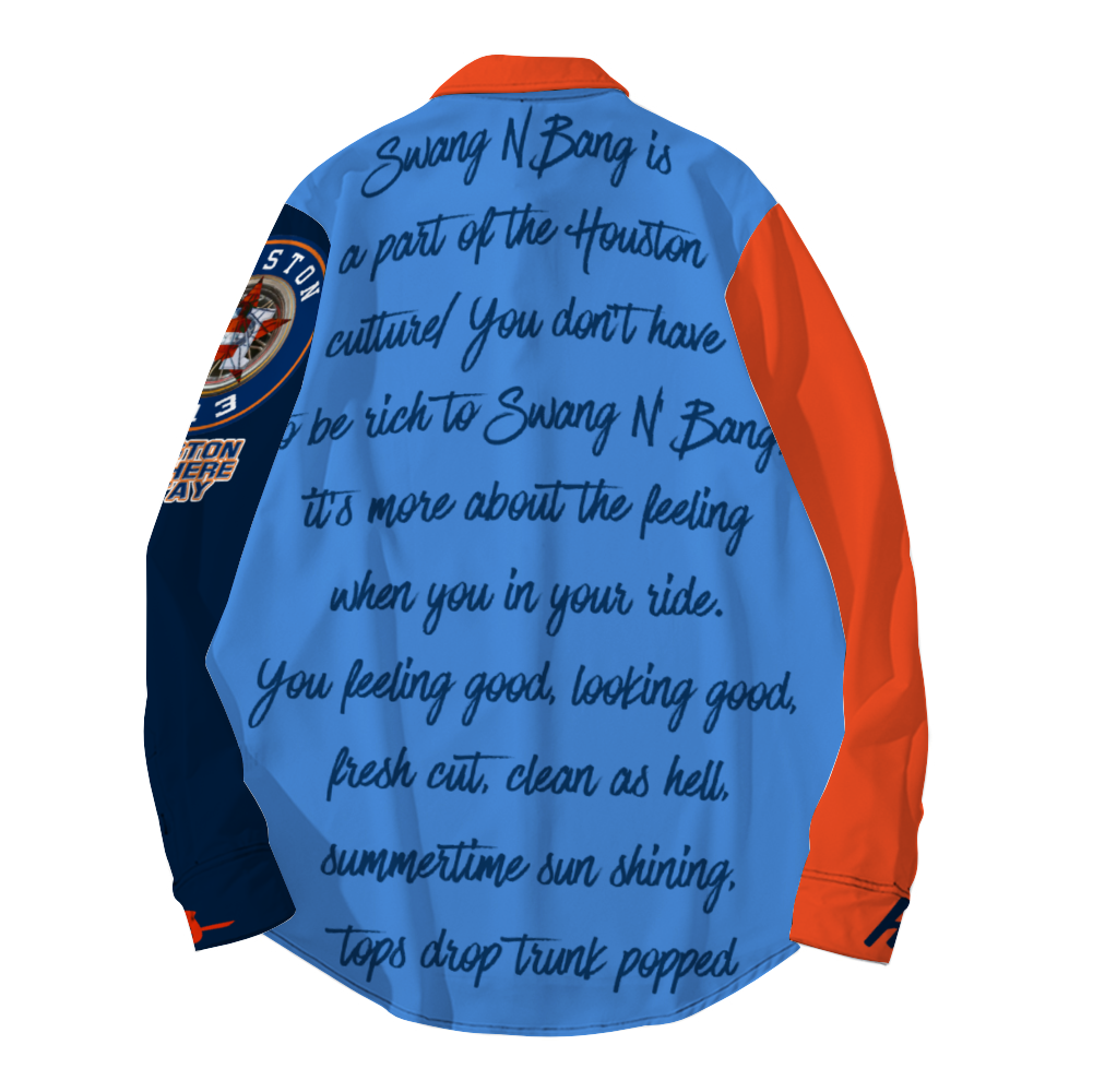 Houston Fan Shirt All Over Print Long Sleeves
