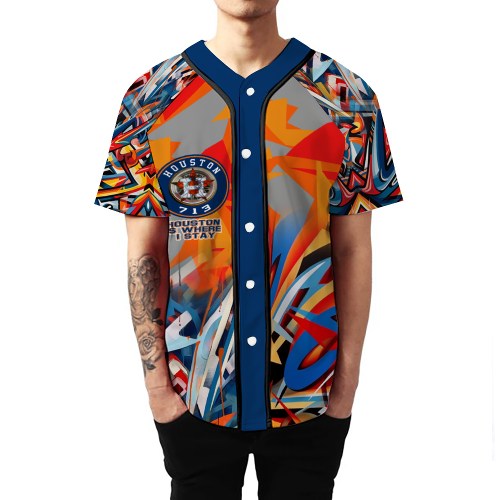 Houston Space City Baseball Jersey Sports Jersey