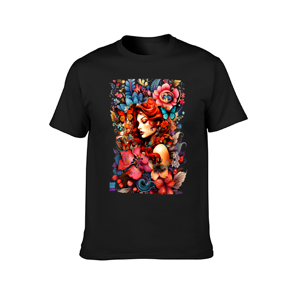 Flower Child Unisex Multi-color Classic T-Shirt DTG | Gildan 76000