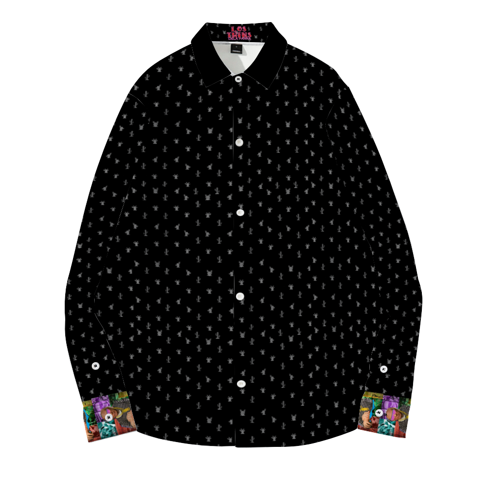 Cactus Black (Pablo DeLa Parra) Long Sleeves Shirt Unisex Custom Shirts