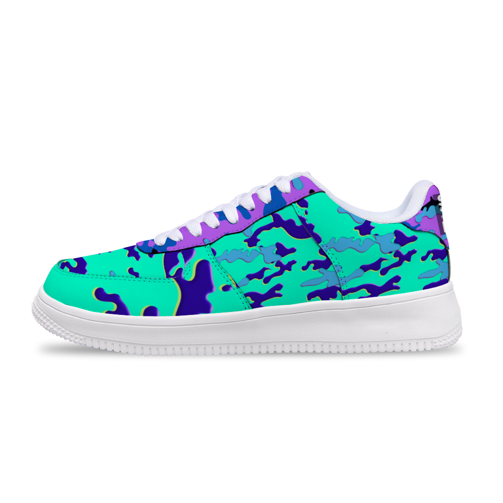 Camo Baby Blue Unisex Sneakers Leisure Sports Shoes
