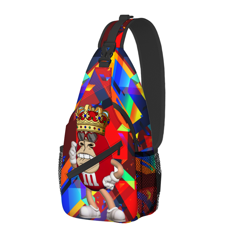 Fractal Fresh M&Ape Cross-body Bag Lightweight Fashion Messenger Bag