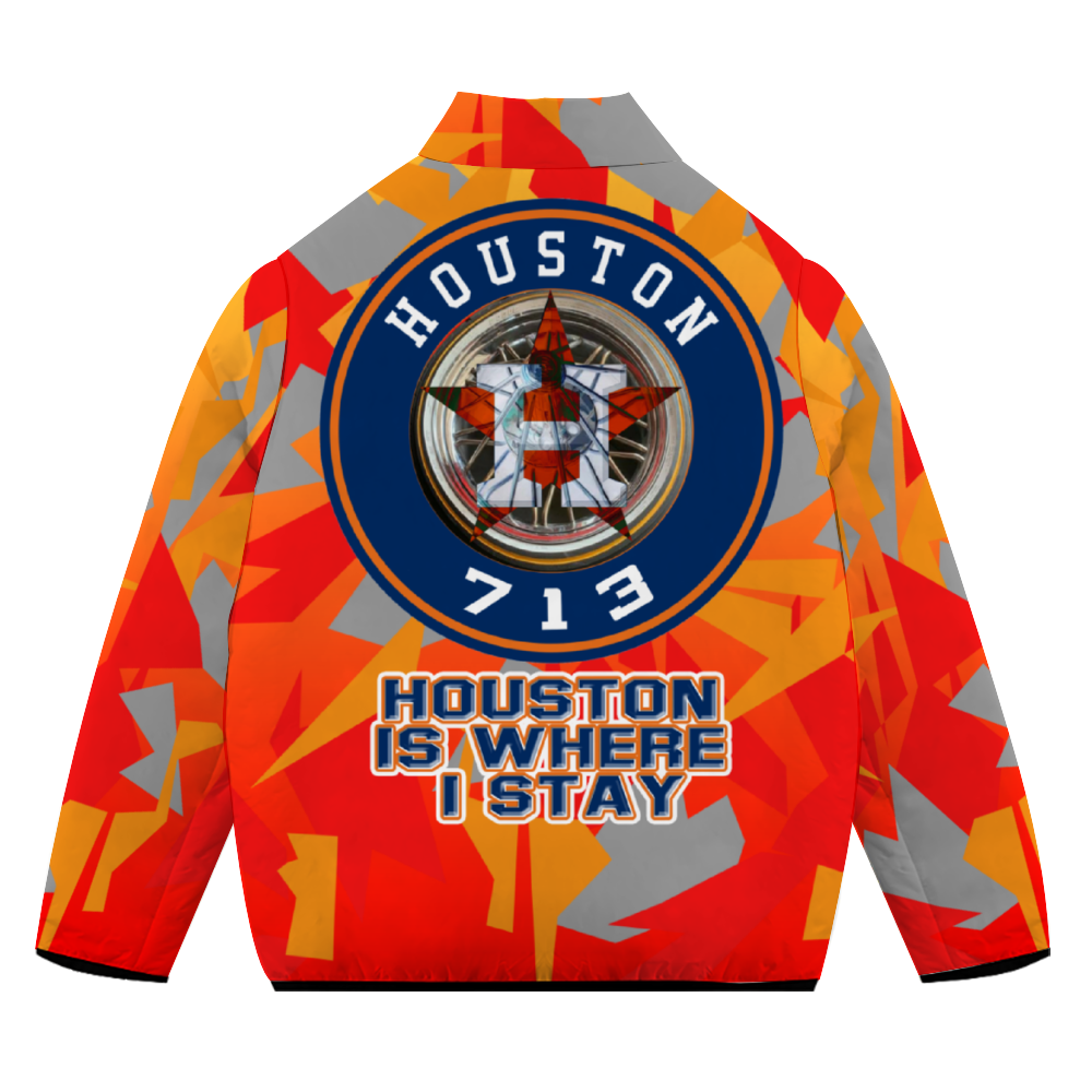713 Houston is Where I Stay Waterproof Bubble Coat Jacket