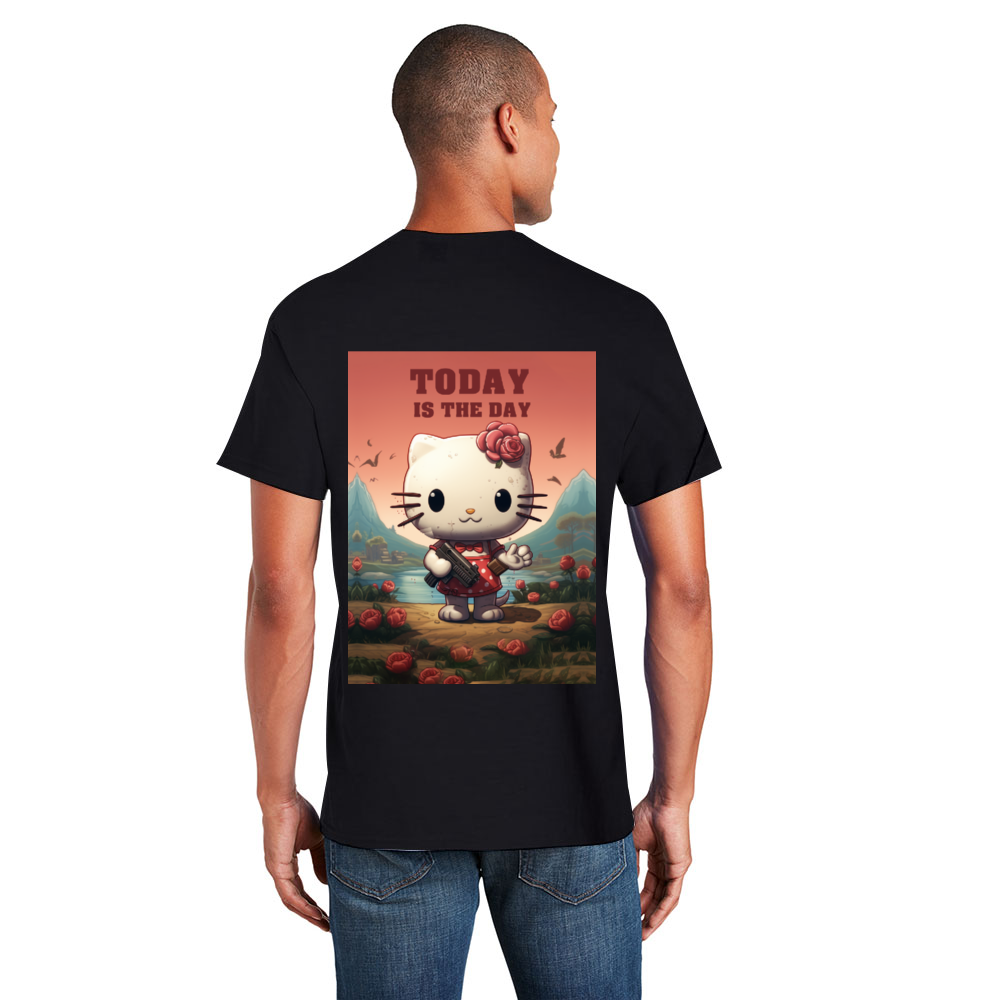 Todays the Day T-shirts Gildan 5000 Short Sleeve Casual Loose Shirts Tees