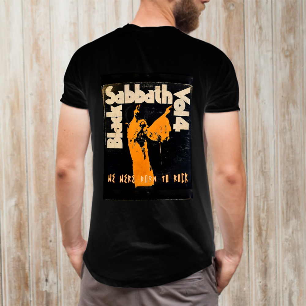 Classic Black Sabbath Dedication T-Shirt Front and Back Print DTG | Gildan HA00
