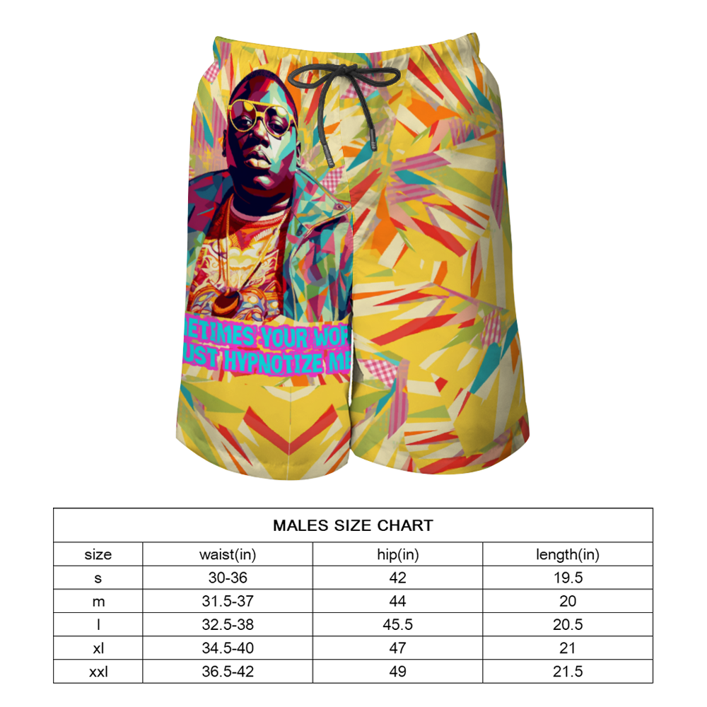 Sometime your words just hypnotize me Fast Drying Swim Trunks Beach Short