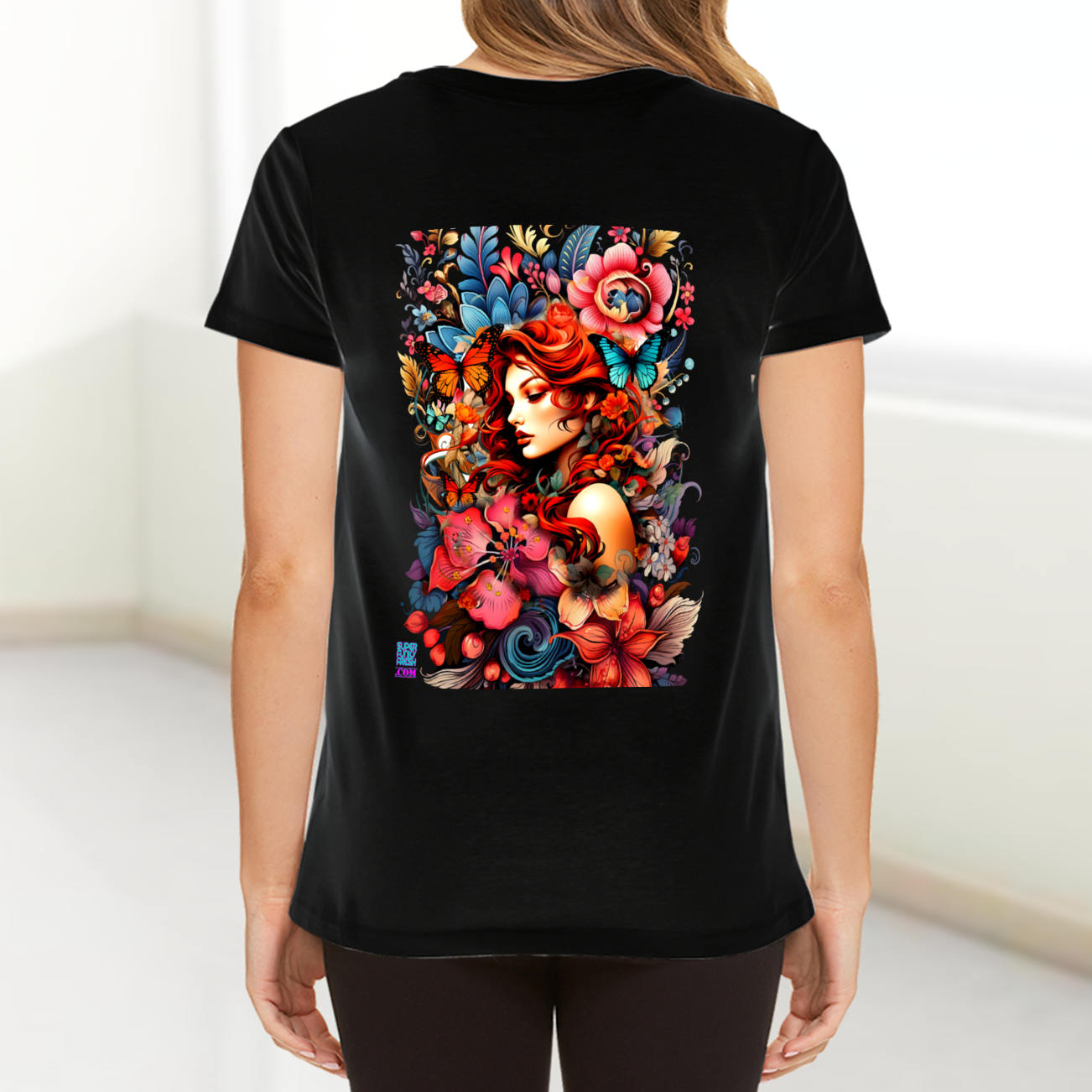 Flower Child Unisex Multi-color Classic T-Shirt DTG | Gildan 76000