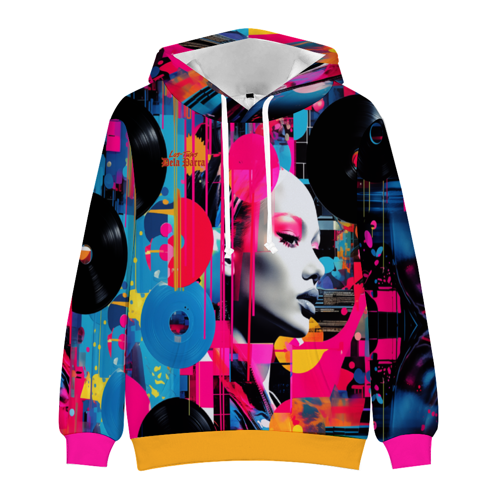 Graffiti Power Pullover Sweatshirts with Pockets
