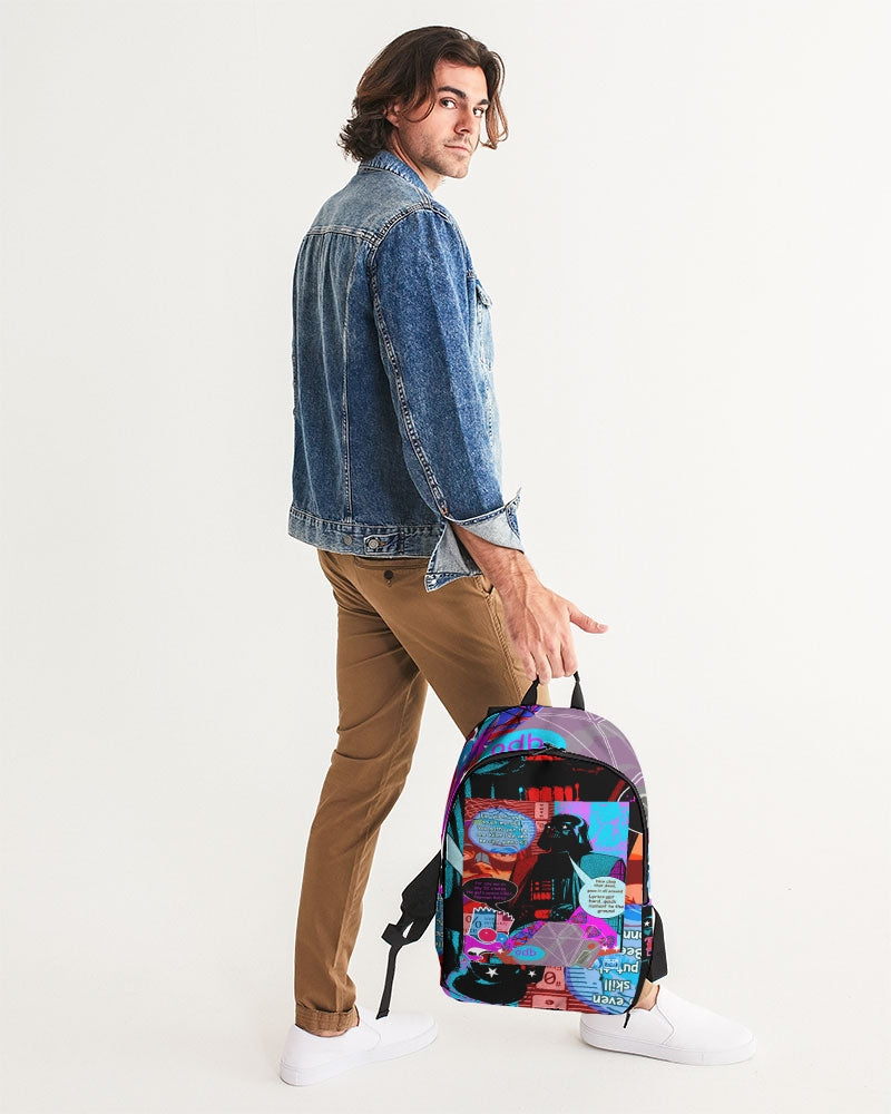 Old Dirty Darth Glitch Large Backpack