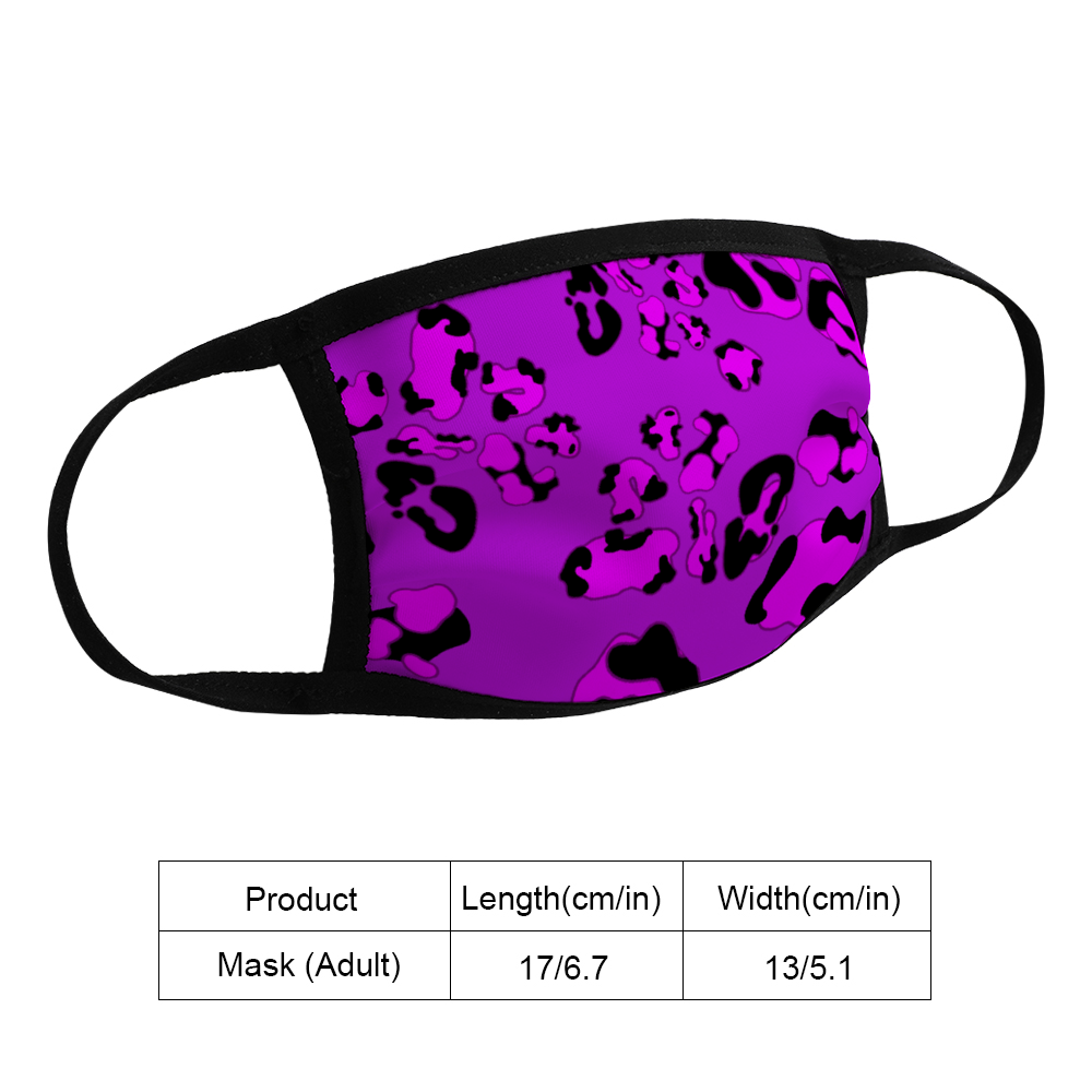 "Purple Cheetah" Face Cover Non Medical
