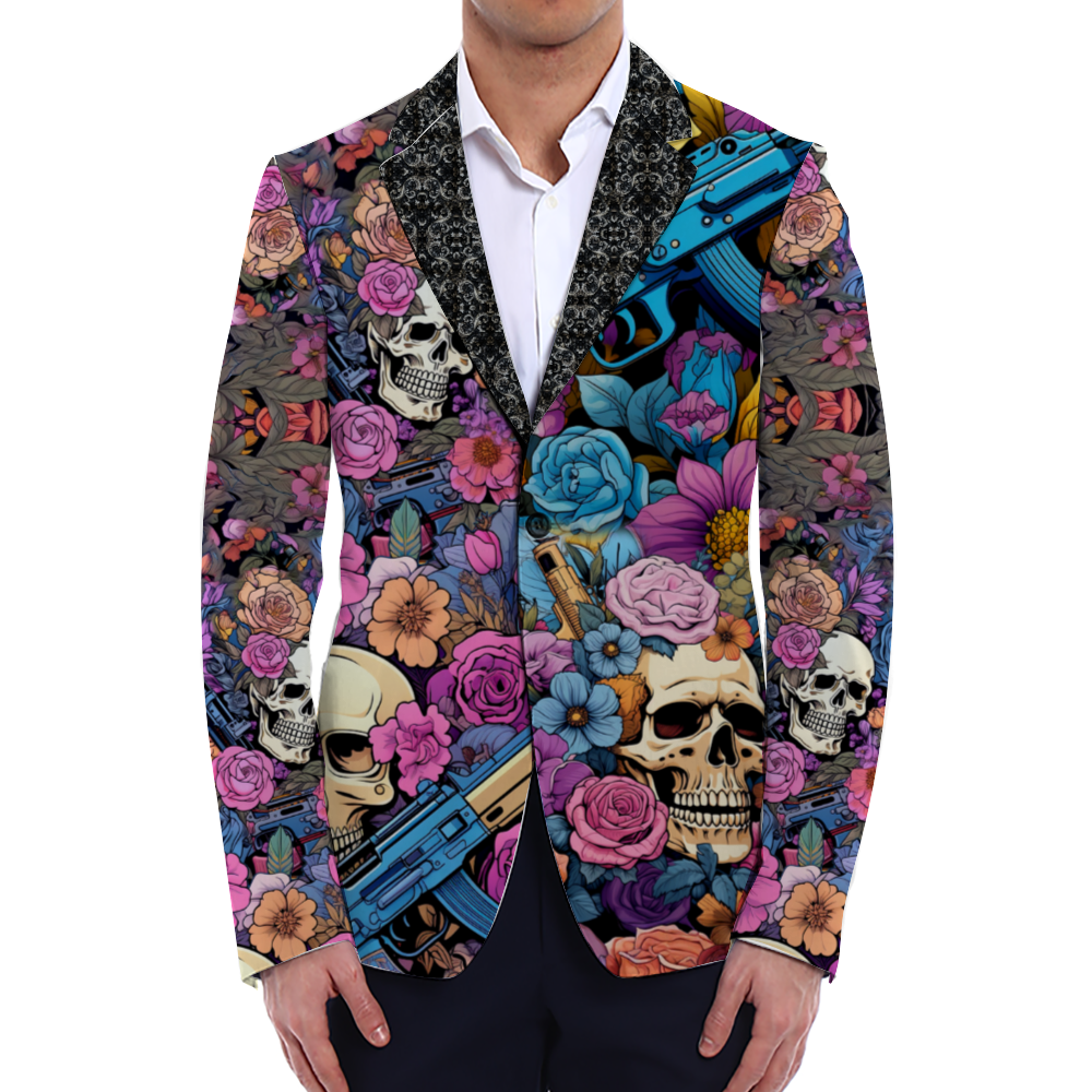 Ak's and Tulips Casual Suit Blazer Coat Fashion Light Coat