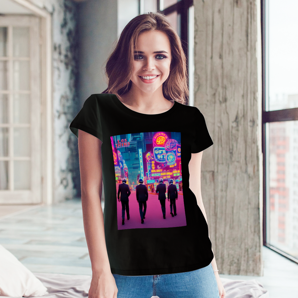 Suits from Space in Vegas Front and Back Print DTG | Gildan HA00
