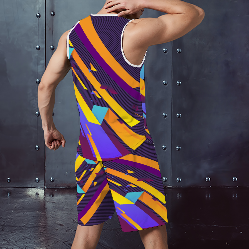 Fractual Fresh Purple Power Jerseys & Shorts Set