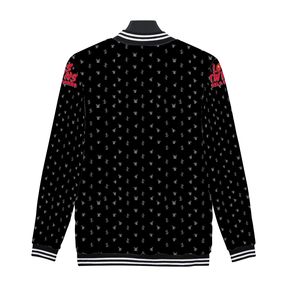 Cactus Black Thin Coat French Terry Button Jacket