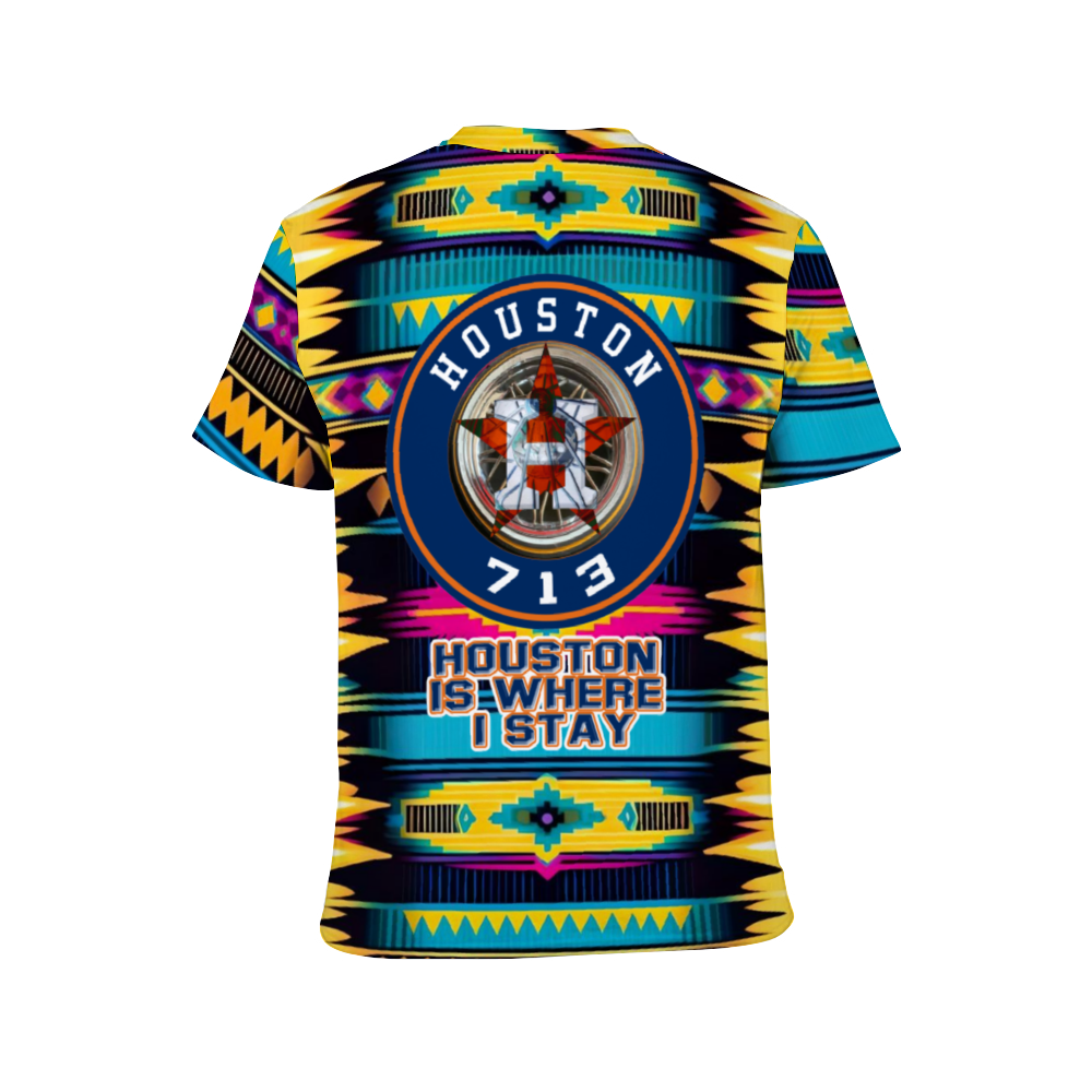 I Am Hou 713 Day Serape Shirt