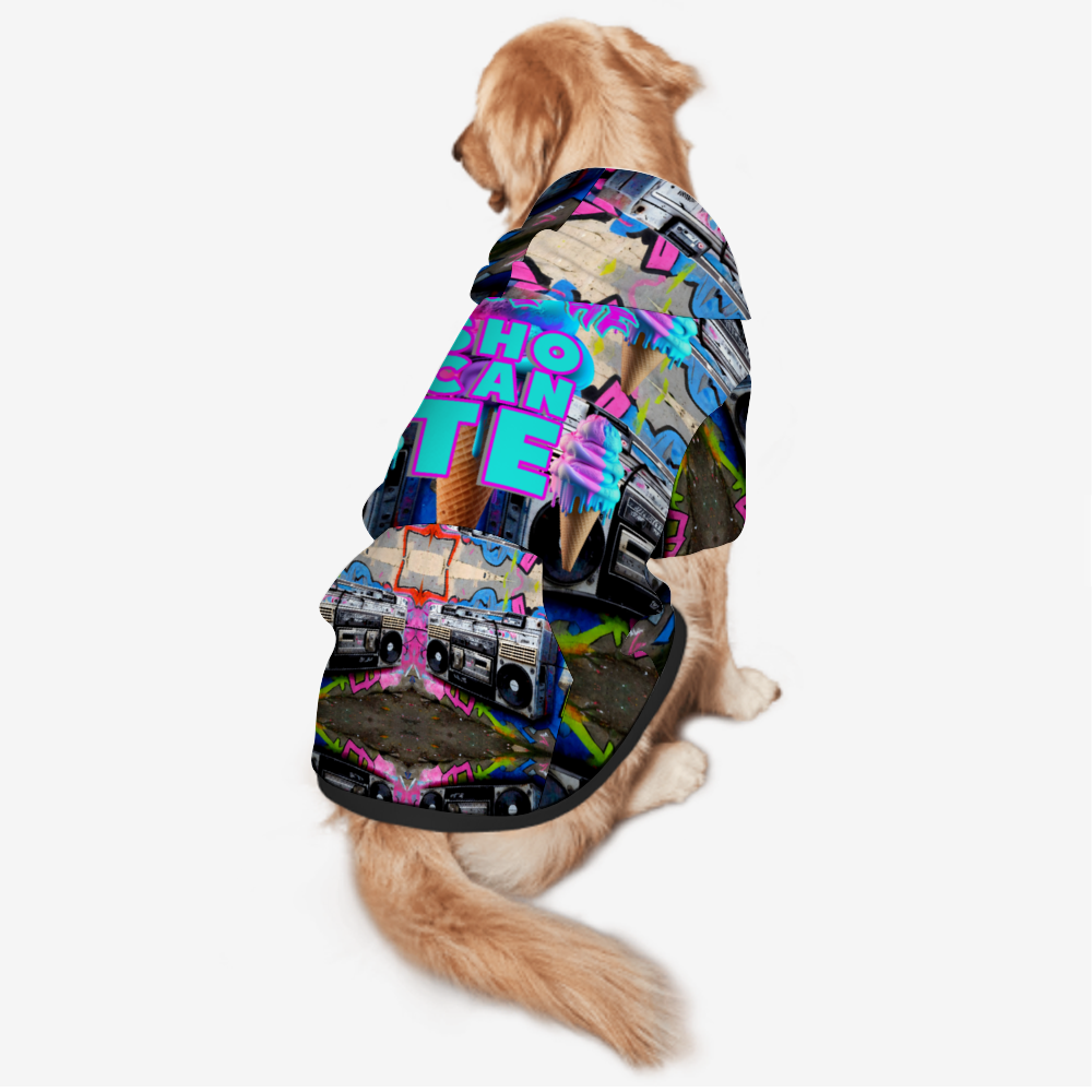 Boombox Doggie Hoodie - Shocante