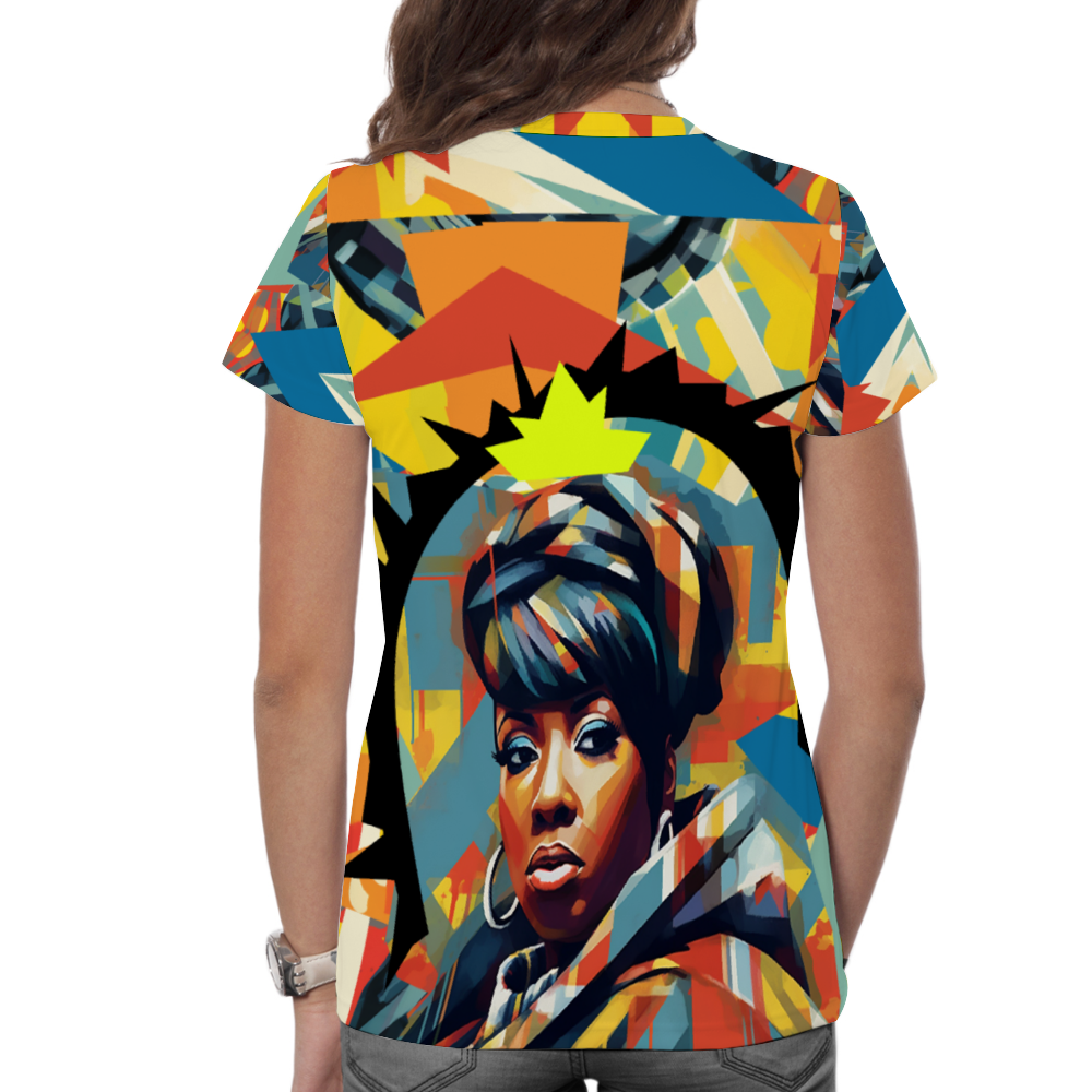 Flip It and Reverse It V-neck T-Shirt