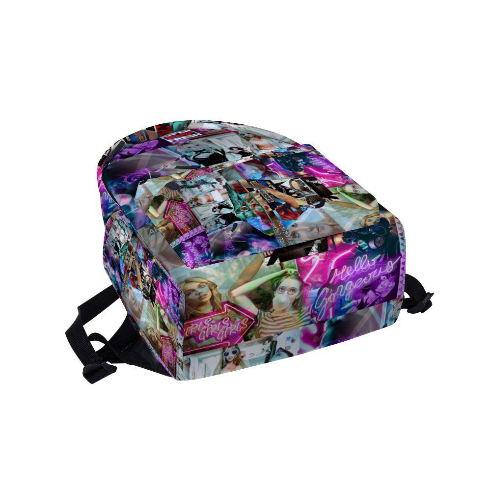 Propaganda Britney Bags Zippered Travel Backpack 14" x 18" x 4" Schoolbag