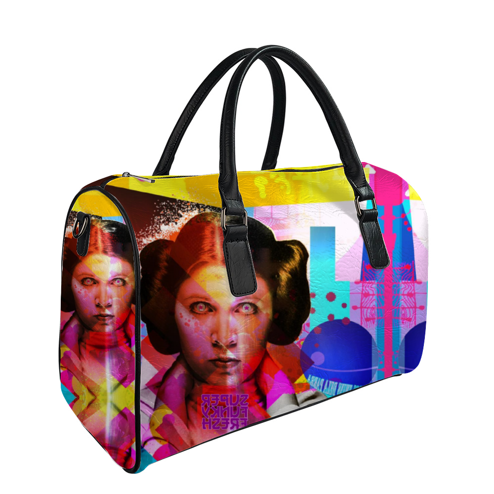 Princess Bags Vegan Leather Travel Bag Gym Bag