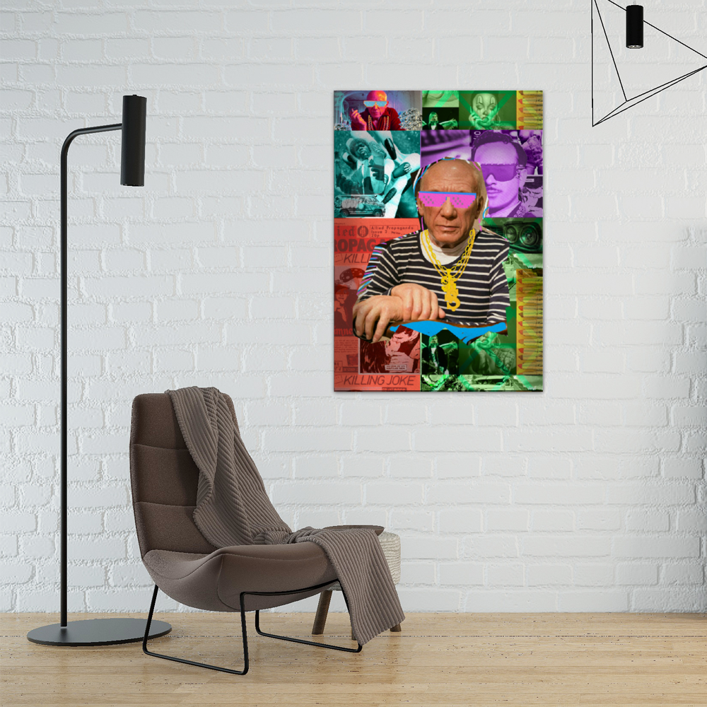 Like Pable Limited Framed Canvas Painting 22" x 31"
