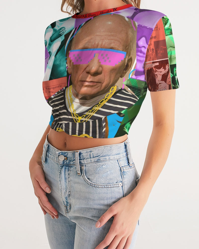 I Feel Like Pablo Women's Twist-Front Cropped Tee