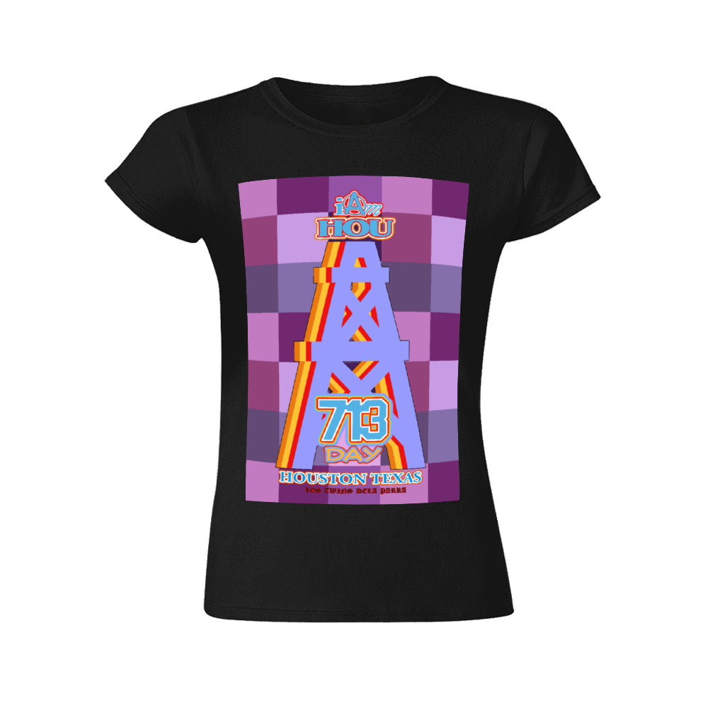 Womans Cut 713 Day Houston Tshirt