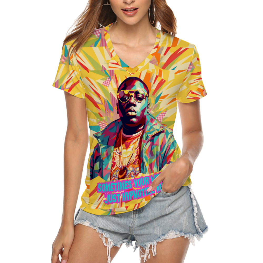 Sometime your words just hypontize me short Sleeve V-neck T-Shirt