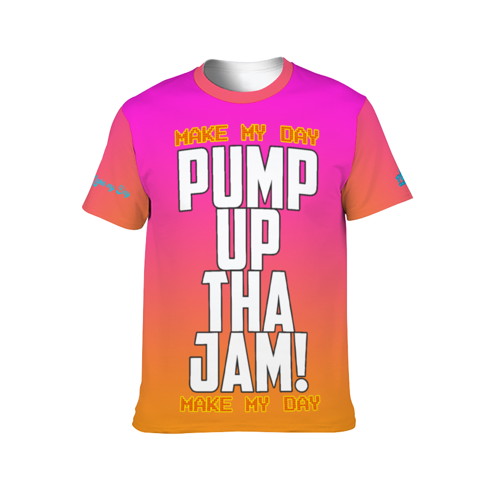 Pump Up Tha Jam Unisex Sunset T-Shirt
