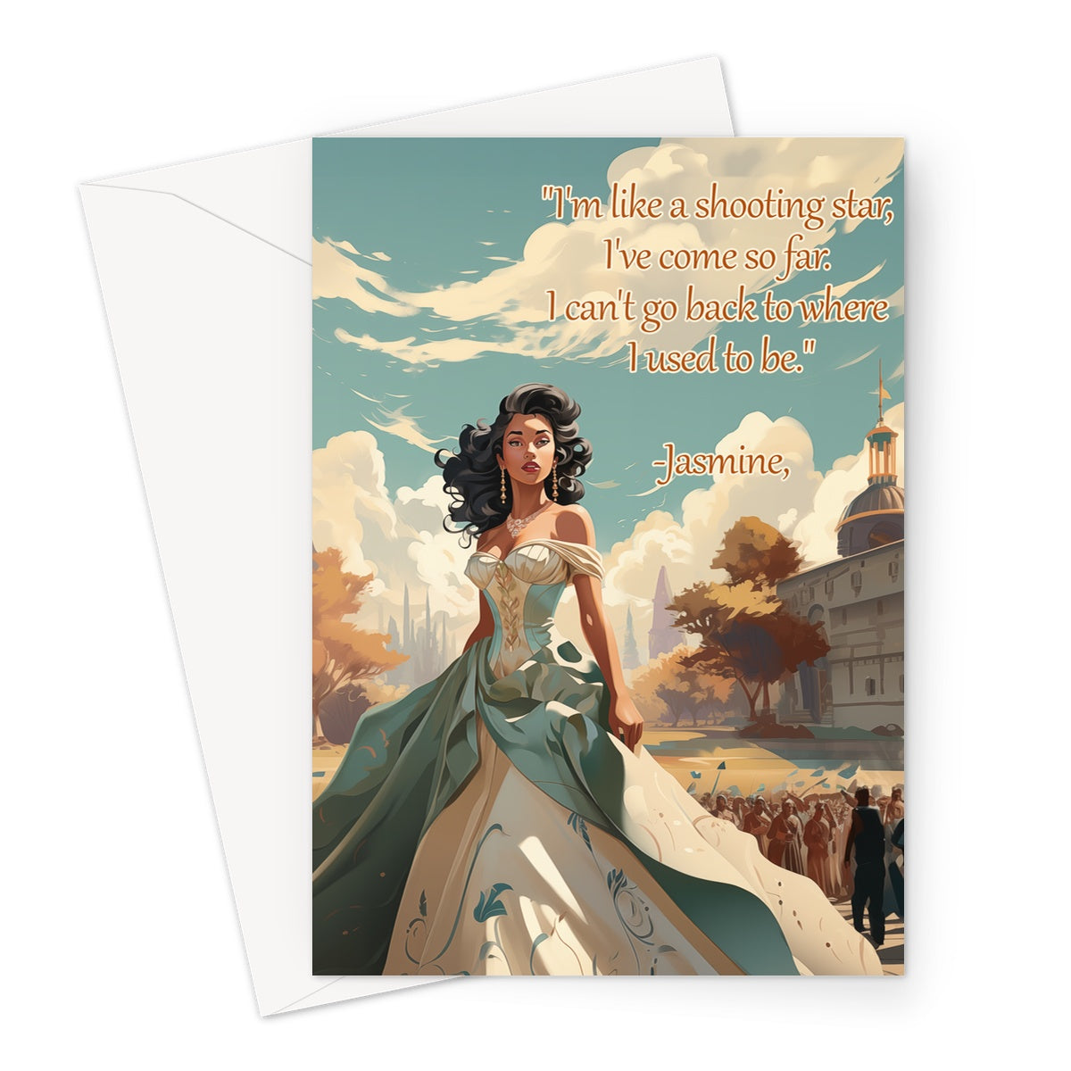 Jasmine Quote Greeting Card