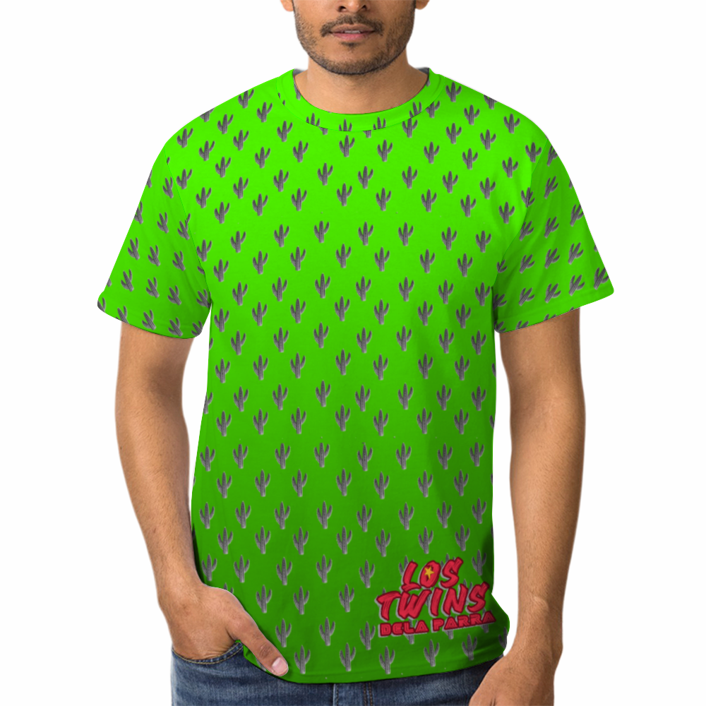 Neon Green Cactus Sunset